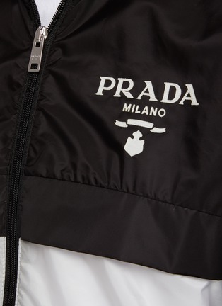  - PRADA - Long Sleeve Drawstring Detail Re-Nylon Jacket