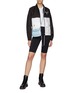 Figure View - Click To Enlarge - PRADA - High Rise Logo Appliqued Cycling Shorts