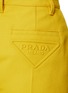 PRADA - Logo Embossed Cotton Jersey Mini Shorts