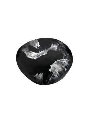 Main View - Click To Enlarge - DINOSAUR DESIGNS - Extra Large Modern Tribal Platter – Black Marble