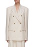 Main View - Click To Enlarge - AMIRI - OVERSIZE DOUBLE BREASTED WOOL BLAZER