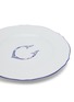 GINORI 1735 - Corona Monogram Blu C Initial Porcelain Charger Plate Set of 2