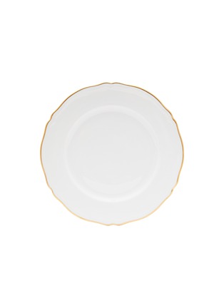 Main View - Click To Enlarge - GINORI 1735 - Corona Monogram Blu' Porcelain Charger Plate