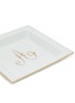 Detail View - Click To Enlarge - GINORI 1735 - Corona Monogram Oro' A Initial Porcelain Large Square Vide Poche