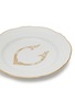 Detail View - Click To Enlarge - GINORI 1735 - Corona Monogram Oro C Initial Porcelain Flat Dessert Plate