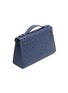 Figure View - Click To Enlarge - MAIA - Mini Kelly Blue Roy Ostrich Leather Pochette Bag
