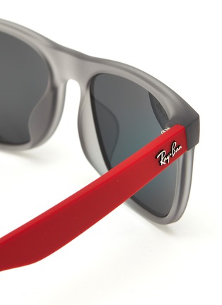 Detail View - Click To Enlarge - RAY-BAN - Grey Lens Acetate Kids Sunglasses