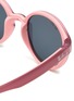 Detail View - Click To Enlarge - RAY-BAN - Grey Lens Acetate Round Kids Sunglasses