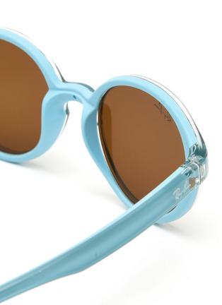 Detail View - Click To Enlarge - RAY-BAN - Brown Lens Acetate Round Kids Sunglasses
