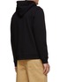 Back View - Click To Enlarge - LOEWE - Two Toned Anagram Embroidery Drawstring Hoodie