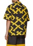 Back View - Click To Enlarge - LOEWE - SHORT SLEEVE ALLOVER PRINT COTTON SHIRT
