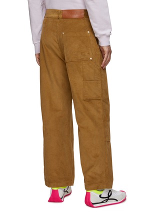 Back View - Click To Enlarge - LOEWE - Straight Leg Corduroy Patch Pants