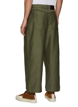 Back View - Click To Enlarge - LOEWE - Oversized Pleated Low Crotch Pants