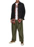 Figure View - Click To Enlarge - LOEWE - Oversized Pleated Low Crotch Pants