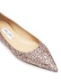 Detail View - Click To Enlarge - JIMMY CHOO - Love' Glittered Pointed Flats