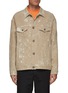 Main View - Click To Enlarge - SONG FOR THE MUTE - Splatter print oversized workwear jacket