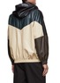 Back View - Click To Enlarge - SONG FOR THE MUTE - DRAWSTRING HOOD FAUX LEATHER JACKET