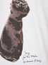  - SONG FOR THE MUTE - Porcelain Cat Print Oversized Cotton Jersey T-Shirt