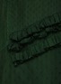 TOGA VIRILIS - Ruffle Detail Cupra Tonal Polka Dot Jacquard Shirt