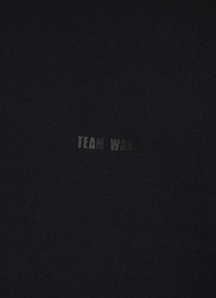  - TEAM WANG DESIGN - Mini Logo Print Cotton Crewneck T-Shirt