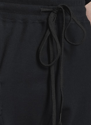  - THE VIRIDI-ANNE - Split knee drawstring waist sweatpants