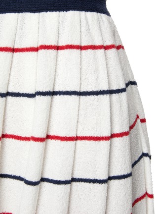  - MIU MIU - Striped Towelling Knit Midi Skirt