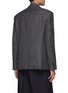 Back View - Click To Enlarge - PRADA - Single-breast peak lapel wool blend blazer