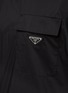 PRADA - Logo Appliqué Chest Pocket Oversize Cotton Blend T-Shirt
