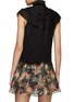 Back View - Click To Enlarge - ALICE & OLIVIA - REMINGTON' LACE BUTTON UP RUFFLE BLOUSE