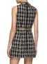 Back View - Click To Enlarge - ALICE + OLIVIA - ELLIS' CHAIN TRIM ZIP UP DRESS