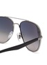 Detail View - Click To Enlarge - RAY-BAN - Polarised Blue Lens Aviator Sunglasses