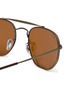 Detail View - Click To Enlarge - RAY-BAN - The Marshal' Yellow Lens Aviator Sunglasses