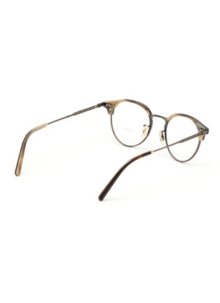 Figure View - Click To Enlarge - OLIVER PEOPLES ACCESSORIES - Reiland' Metal Half FrameRound Optical Glasses