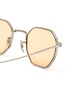 Detail View - Click To Enlarge - OLIVER PEOPLES ACCESSORIES - TK-5' Geometrical Frame Print Titanium Frame Sunglasses