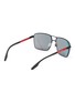 PRADA - Linea Rossa Red Graduated Lens Aviator Sunglasses