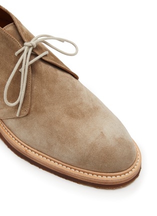Detail View - Click To Enlarge - ANTONIO MAURIZI - Round Toe Suede Chukka Boots