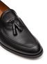 Detail View - Click To Enlarge - ANTONIO MAURIZI - Almond Toe Horse Tassel Leather Loafers
