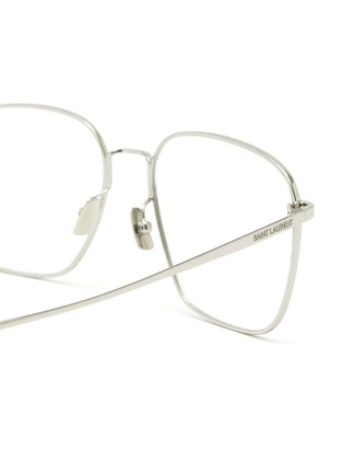 Detail View - Click To Enlarge - SAINT LAURENT - Metal Square Frame Optical Glasses