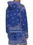 Back View - Click To Enlarge - AMIRI - Bandana Paisley Logo Embroidered Crochet Hoodie
