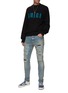 Figure View - Click To Enlarge - AMIRI - ‘MX1’ TIGER PRINT LINED CHINESE NEW YEAR SKINNY JEANS