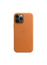 Main View - Click To Enlarge - APPLE - IPHONE 13 PRO MAX LEATHER CASE WITH MAGSAFE - GOLDEN BROWN