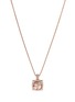 Main View - Click To Enlarge - DAVID YURMAN - Chatelaine' Diamond Morganite 18k Rose Gold Pendant Necklace