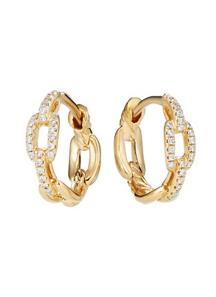 Main View - Click To Enlarge - DAVID YURMAN - Stax' Diamond 18k Gold Earrings