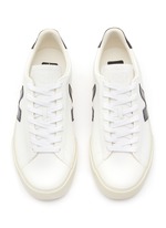 VEJA | CAMPO' V LOGO CHROMEFREE LEATHER LOW TOP LACE UP SNEAKERS | Women |  Lane Crawford