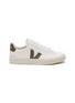 VEJA - CAMPO' V LOGO CHROMEFREE LEATHER LOW TOP LACE UP SNEAKERS