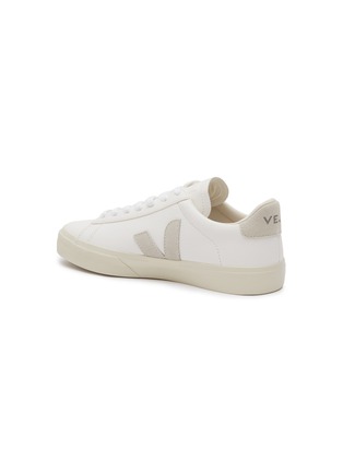  - VEJA - CAMPO' V LOGO CHROMEFREE LEATHER LOW TOP LACE UP SNEAKERS