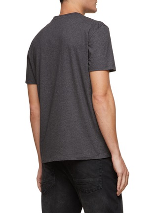 Back View - Click To Enlarge - ALEXANDER MCQUEEN - Logo Tape Cotton Jersey T-Shirt