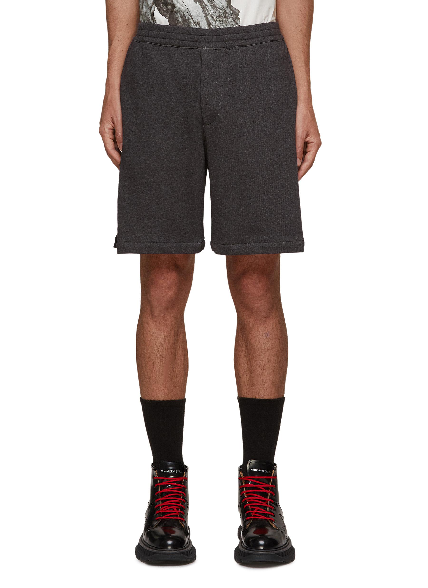 Logo Tape Cotton Jersey Shorts 