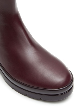 Detail View - Click To Enlarge - THE ROW - BILLIE' CALF LEATHER FLAT BOOTIES