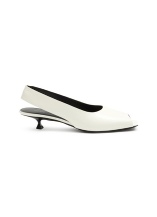 Main View - Click To Enlarge - THE ROW - SHARP' SLINGBACK CALF LEATHER PUMPS